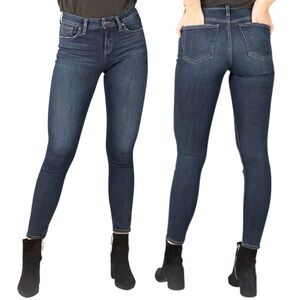 Silver Jeans Co Avery Skinny Fit Women’s Size 31 Dark Wash